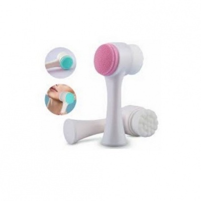 Escova elétrica de limpeza facial com 3 cabeças diferentes