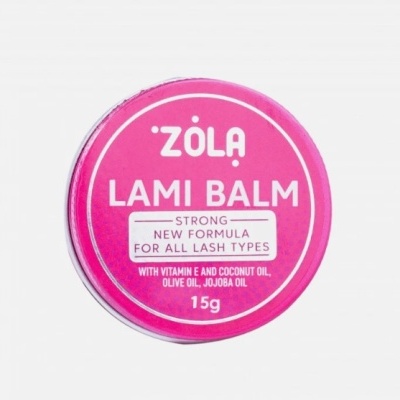 Pote cor-de-rosa de bálsamo para pestanas Zola Lami Balm