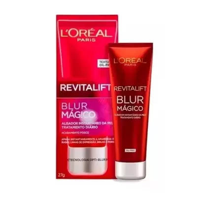 Produto Revitalift Blur Mágico L'Oréal Paris em embalagem vermelha