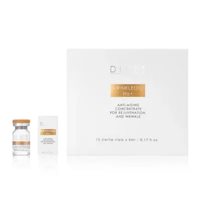 Conjunto de frascos e embalagem do concentrado anti-envelhecimento Wrinkleout Hq+