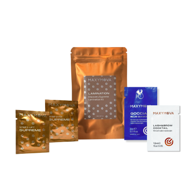 Maxymova Supreme Discovery M0233, bolsa e quatro saquetas do kit de laminação