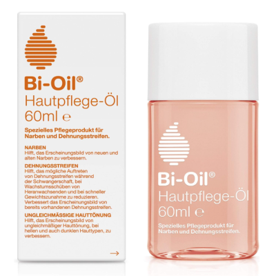 Frasco de óleo Bi-Oil de 60 ml com caixa branca