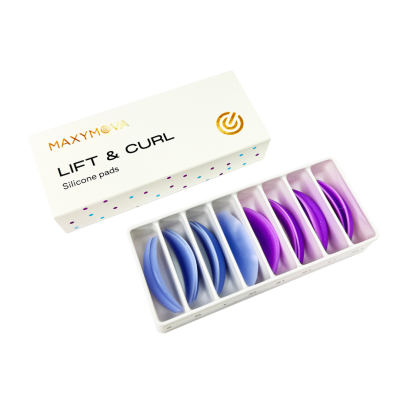 Maxymova Lift & Curl, conjunto de oito pares de moldes de silicone