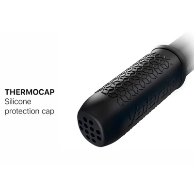 Proteção em silicone preta para bocal de tubo com padrão hexagonal