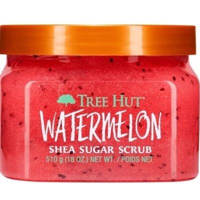Frasco de esfoliante corporal Tree Hut Watermelon Shea Sugar Scrub