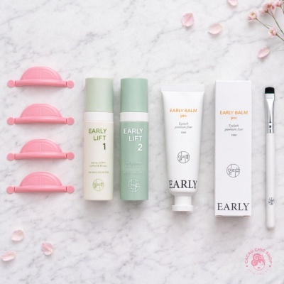 Kit Iniciante Korean Lash Lift Early Shop Balm Pro Step 1 Step 2 Car Rods Brush