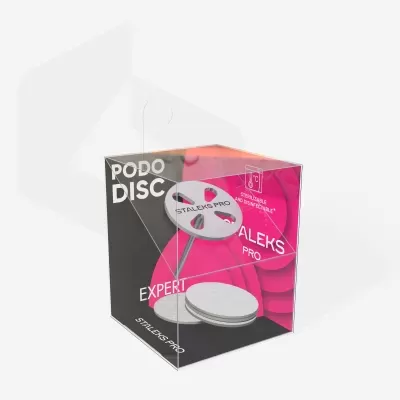Discos Podo Disc Staleks Pro em embalagem transparente