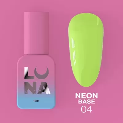 Esmalte LUNA 13ml rosa azul com cor verde néon 04