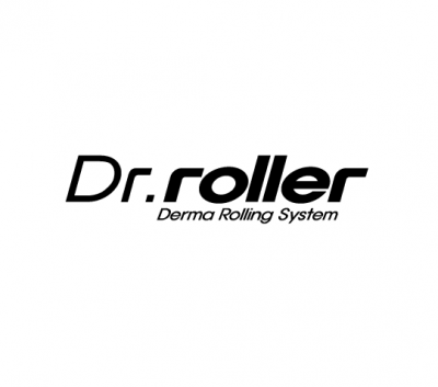 Logótipo Dr. roller com texto 'Derma Rolling System'