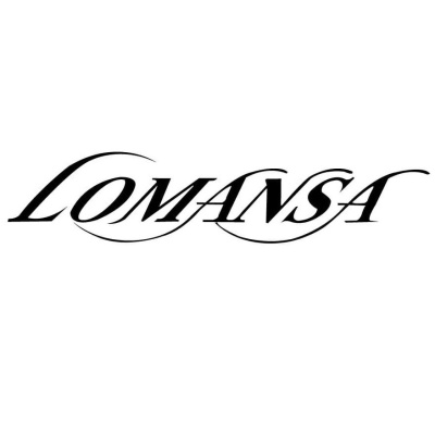 Logótipo LOMANSA em letras cursivas negras