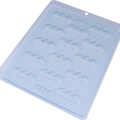 Forma silicone azul claro moldes logotipo Batman
