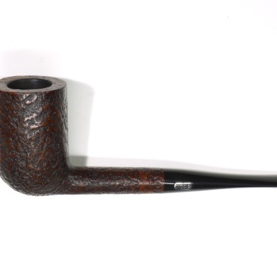 Cachimbo de madeira rústica com bocal preto e inscrição ROPE