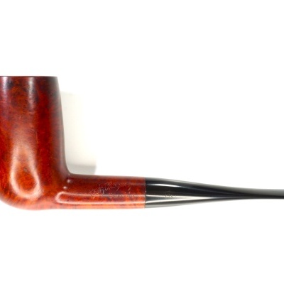 Cachimbo de madeira castanho com bocal preto