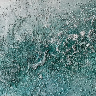 Superfície texturizada verde e cinza