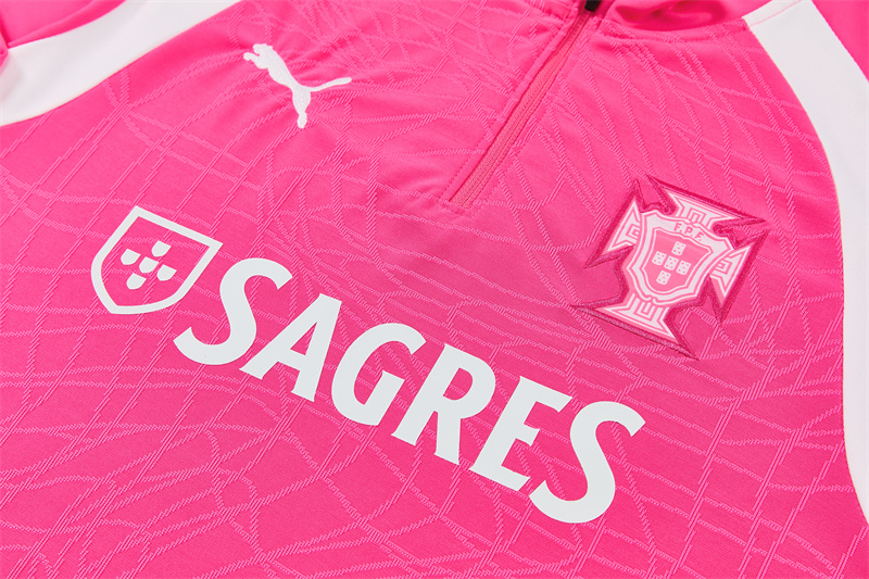 Fato de Treino Portugal 2026/27 Rosa &mdash; Conjunto Completo S&ndash;2XL