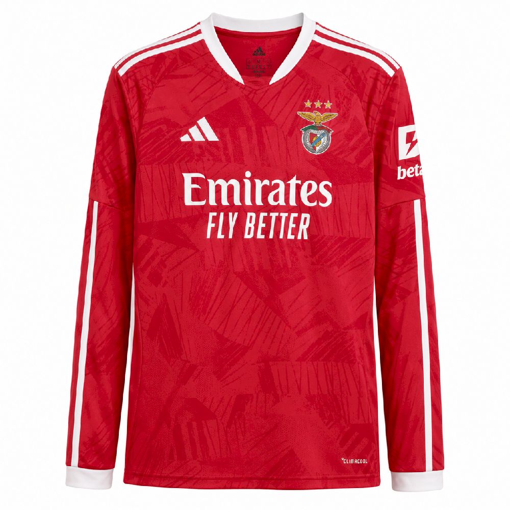 Camisola Benfica 2026/27 Principal de Manga Comprida – Versão Adepto – Tamanhos S ao 4XL