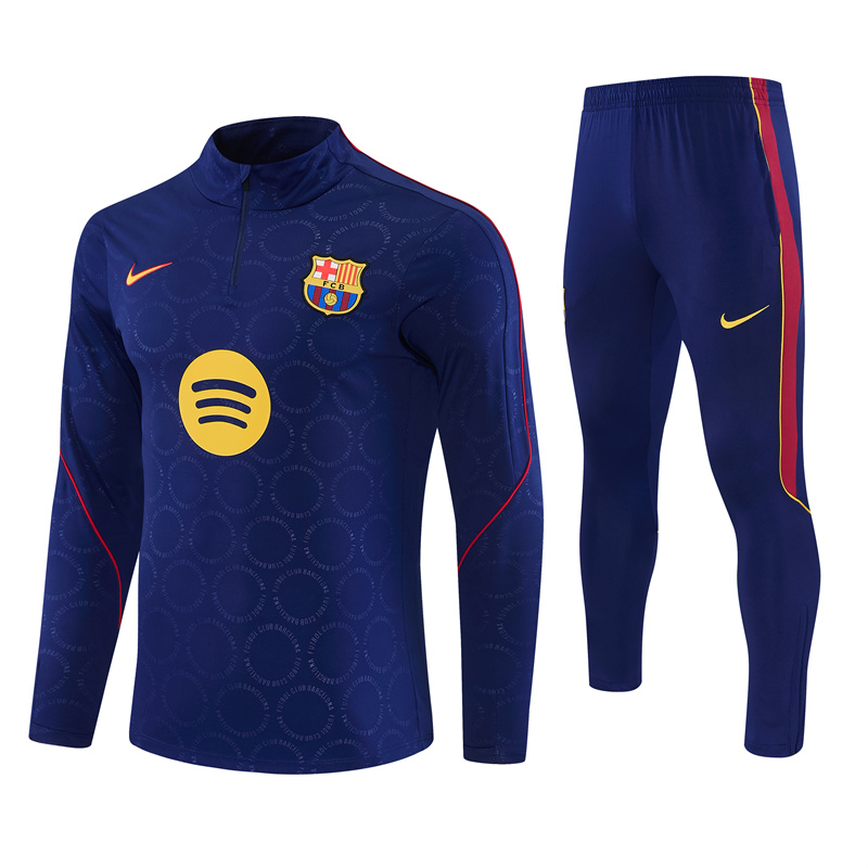 Fato de Treino Barcelona 26/27 Azul Real Design Estampado | S a 2XL