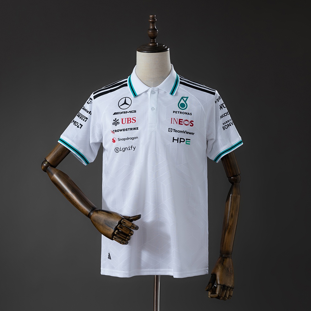 Polo Mercedes F1 2026 | Branca Tamanhos S–5XL