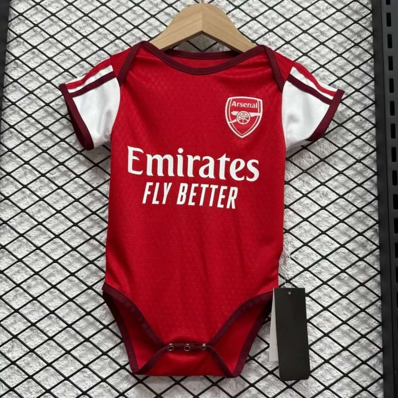 Body Bebé Arsenal 2026/27 Home – 0 aos 24 meses