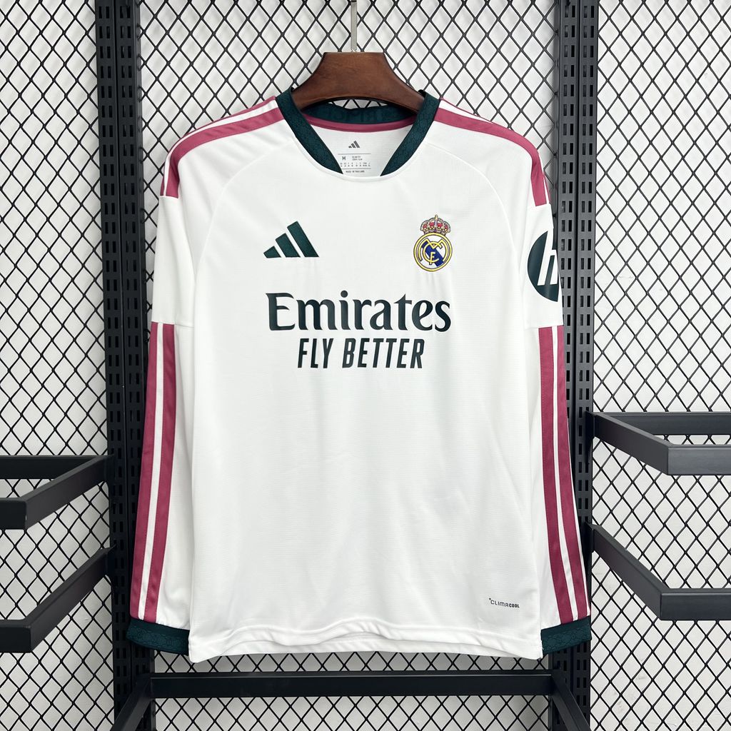 Camisola Real Madrid 2026/27 Home – Manga Comprida – Versão Adepto – S ao 4XL 🤍👑