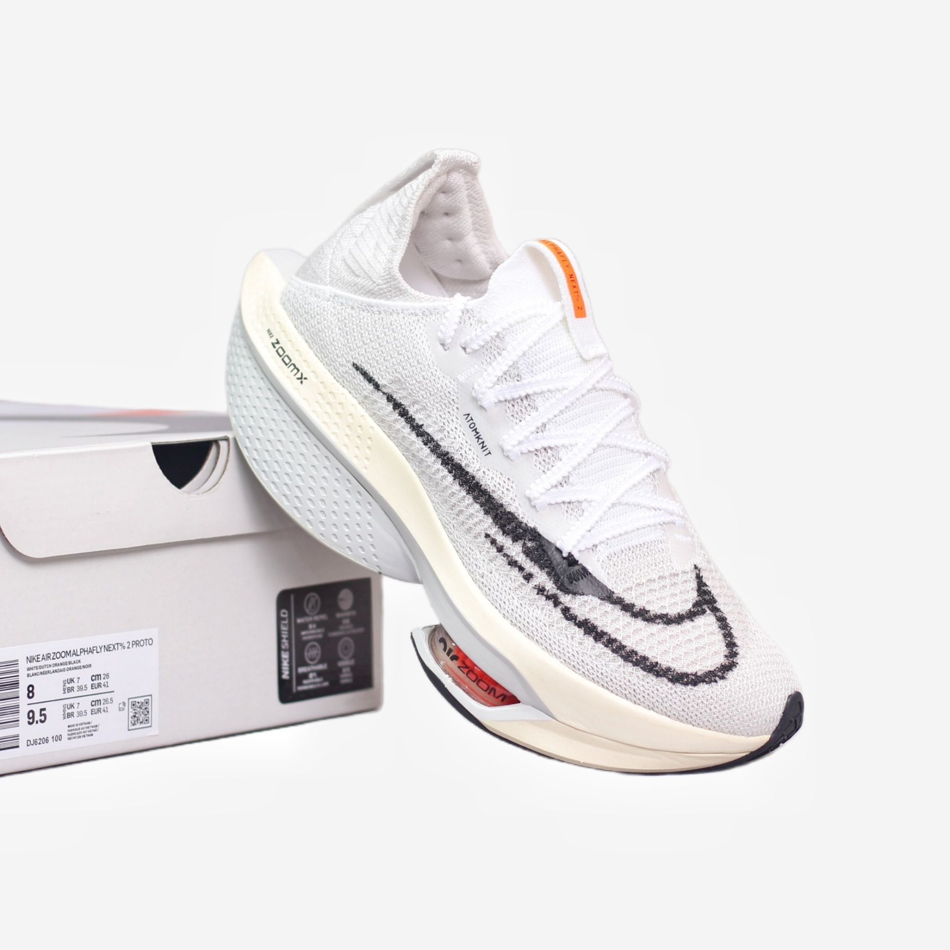 Ténis Nike Breaking2 – "Maratona Break 2" (Branco e Preto) 👟⚡