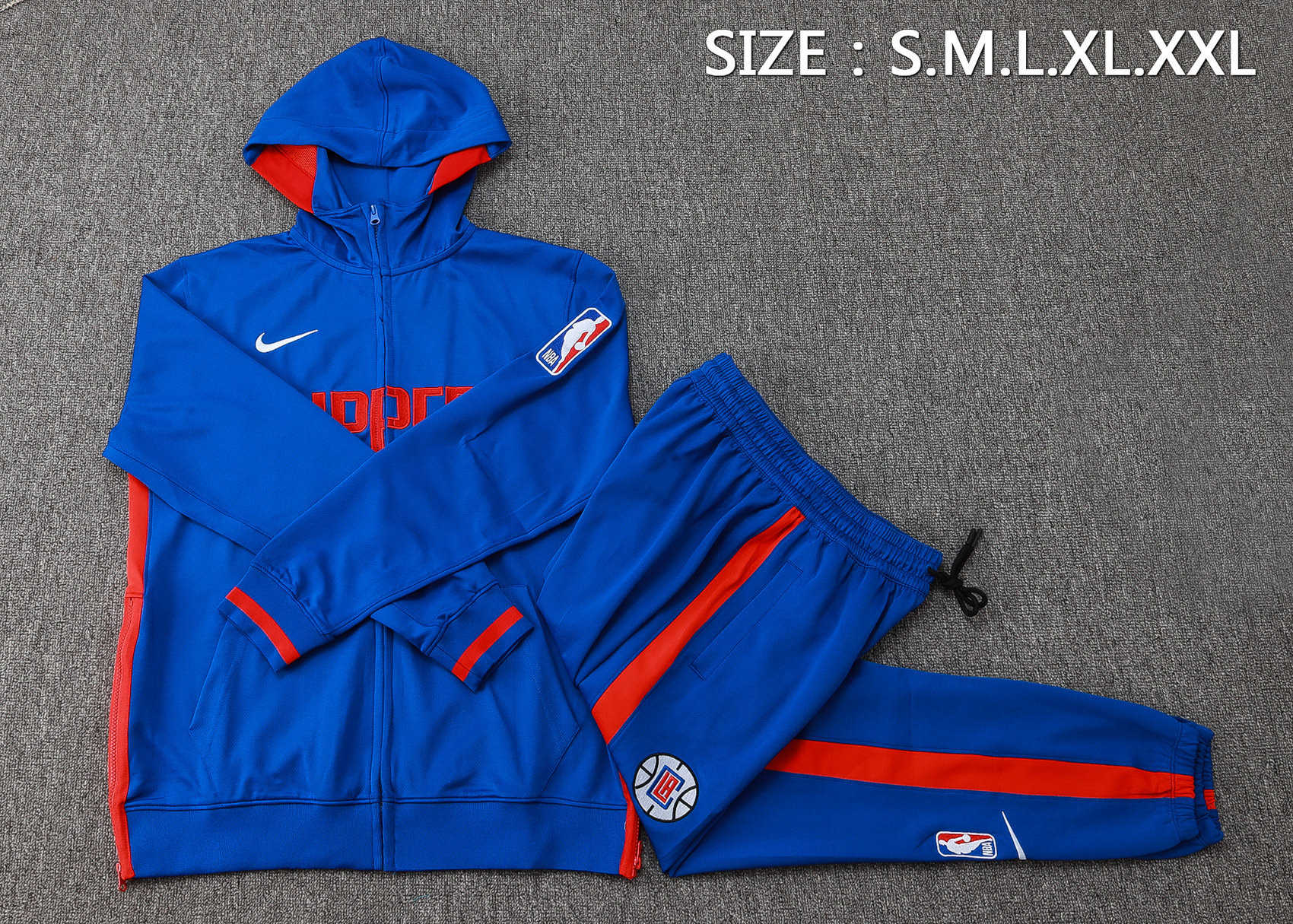 Fato de Treino LA Clippers NBA com Capuz Azul | S ao 2XL