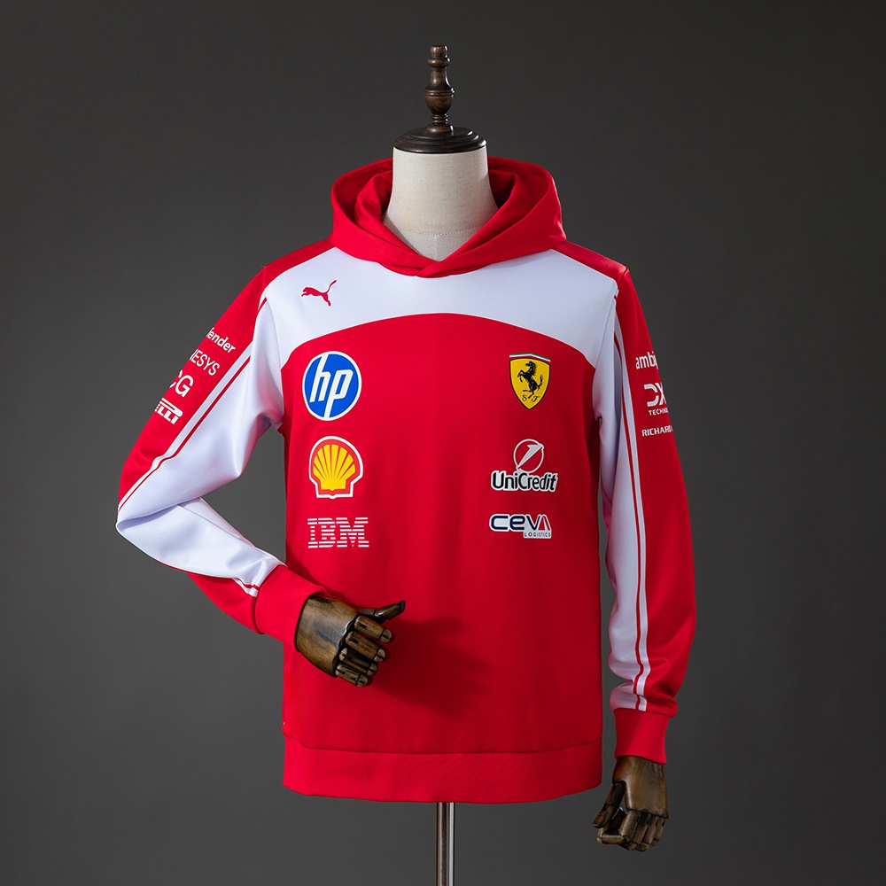 Hoodie Scuderia Ferrari F1 2026 Vermelho | Tamanhos S a 3XL