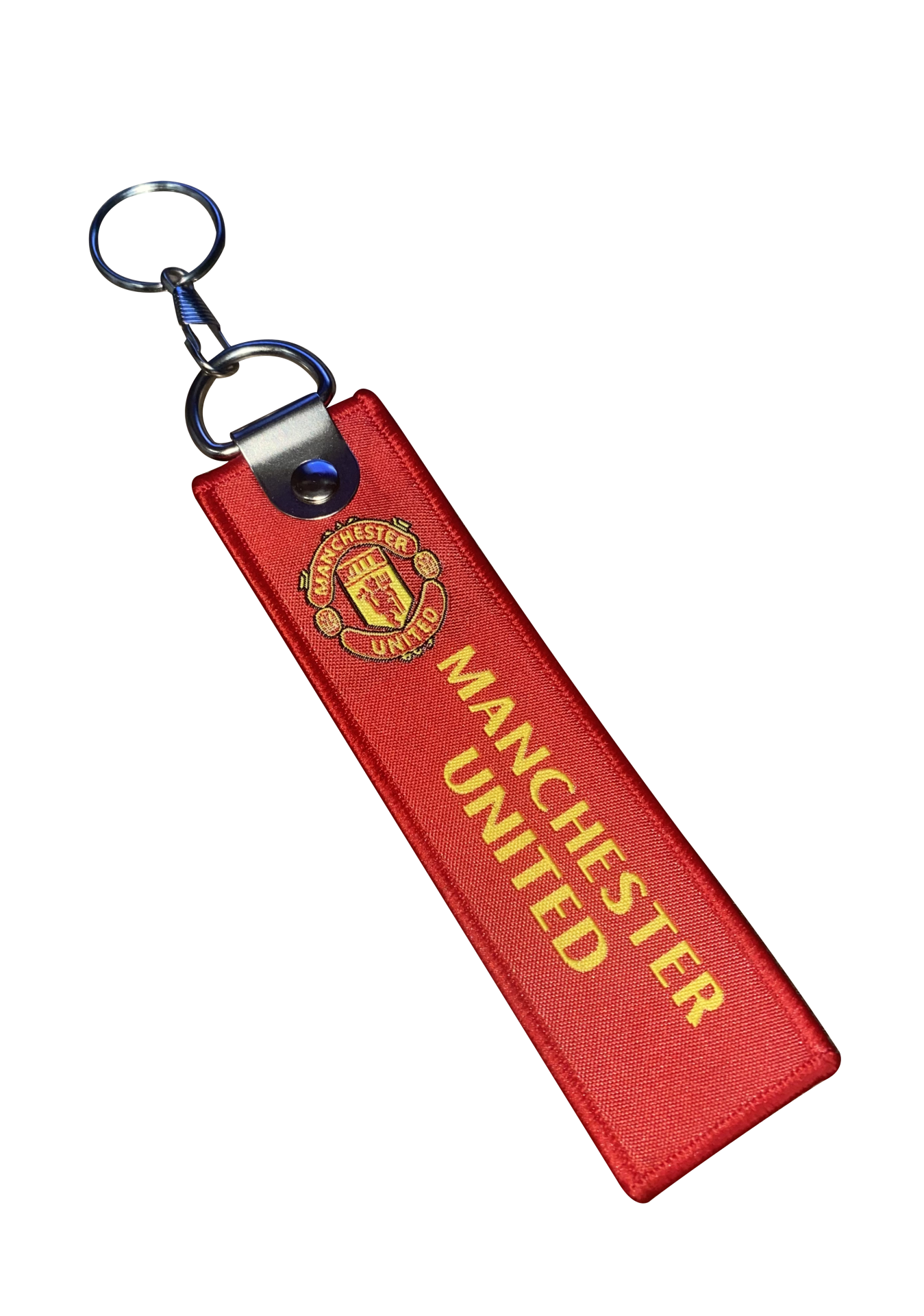 Porta-Chaves Manchester United em Tecido — Modelo Único para Fãs