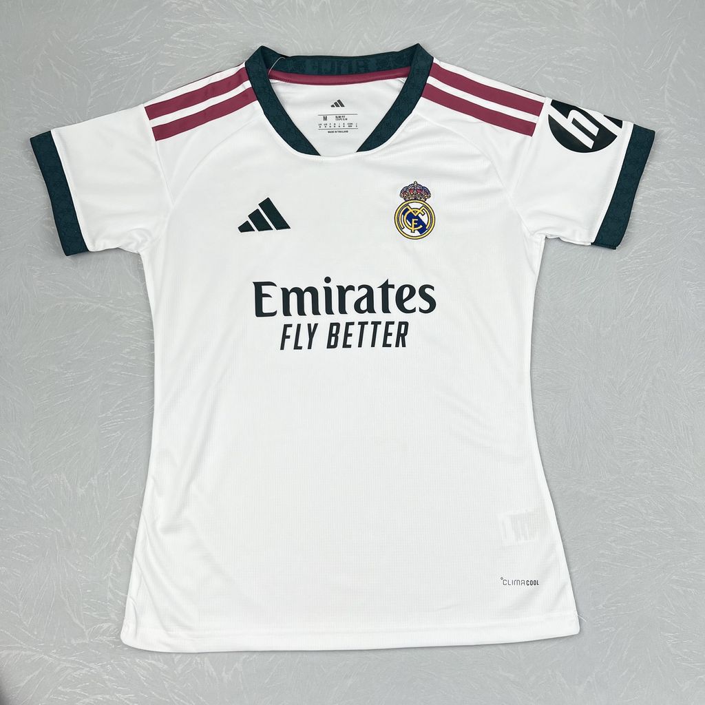 Camisola Feminina Real Madrid 2026/27 Home – S ao 2XL 🤍👑