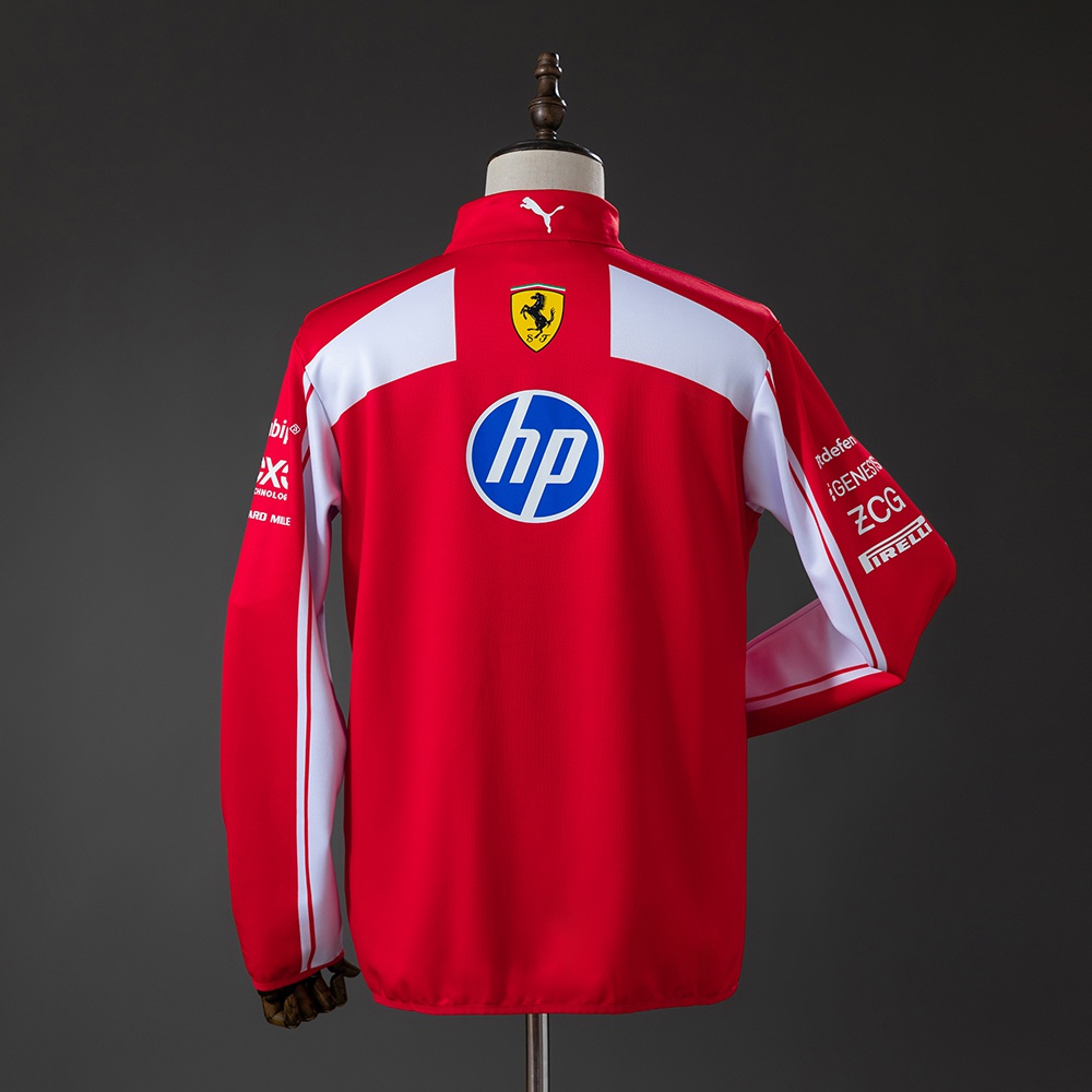 Casaco Ferrari 2026 | Full-Zip Vermelho S–3XL