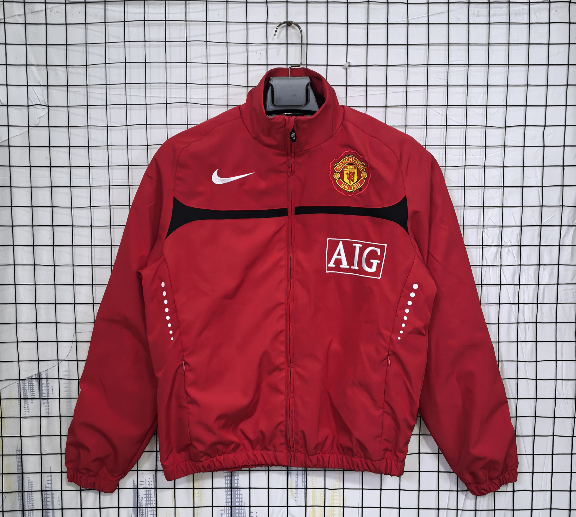 Casaco Manchester United 10/11 Vermelho &mdash; Modelo Retr&ocirc;