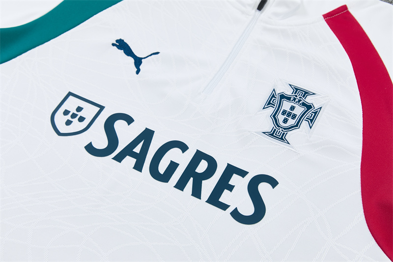 Fato de Treino Portugal 2026/27 Branco — Conjunto Completo S–2XL
