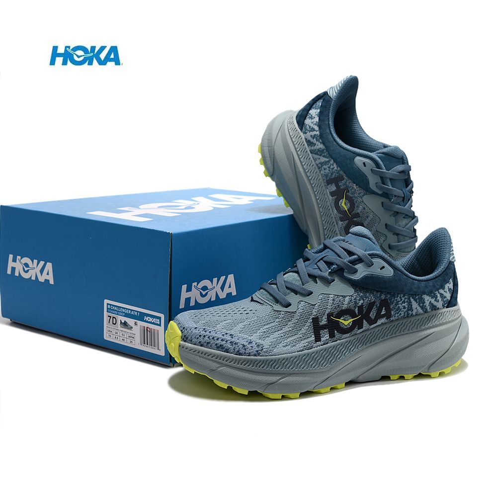 HOKA ONE ONE Challenger 7 -Cinzento – Tamanhos 36 ao 45 👟🏃♂️