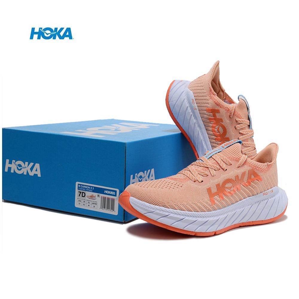 HOKA ONE ONE Carbon X3 Azul-Rosa – Tamanhos 36 ao 45 👟🚀