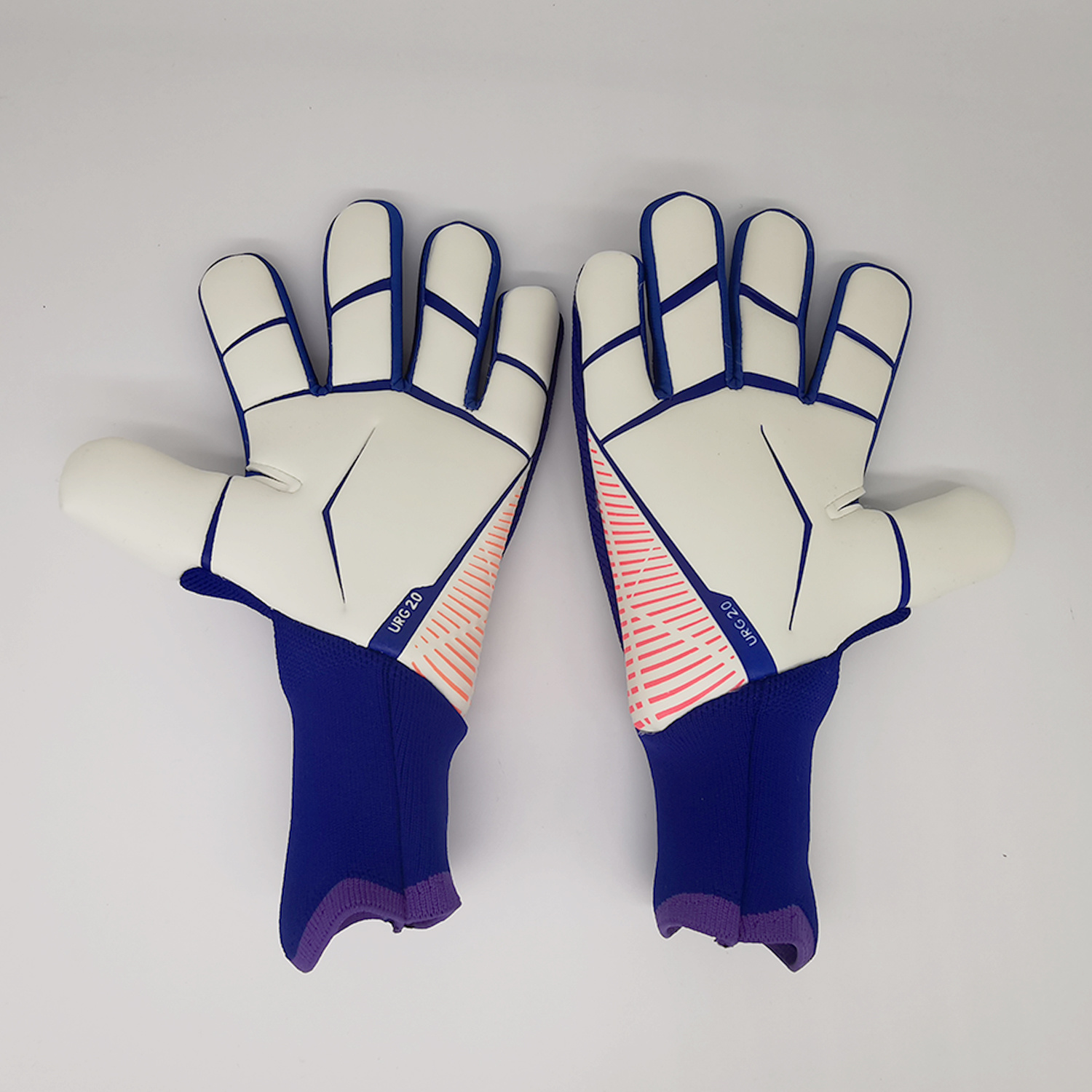 Luvas de Guarda-Redes A22 Azul-Laranja-Branco | Tamanhos 5 a 10 (15cm a 21cm Palma)