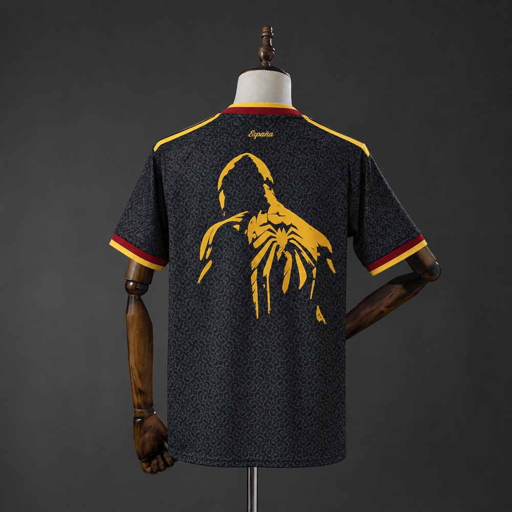 Camisola Especial Espanha x Spiderman Preta 2026 | S&ndash;XXL