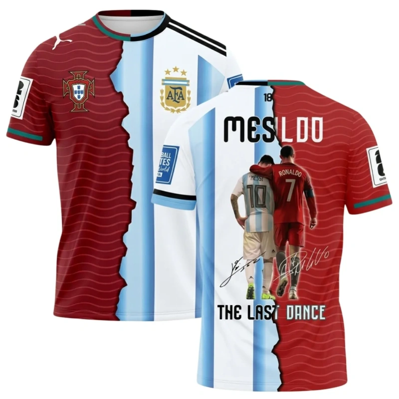 Camisola Especial Messi e Ronaldo 2026 – A Última Dança / The Last Dance
