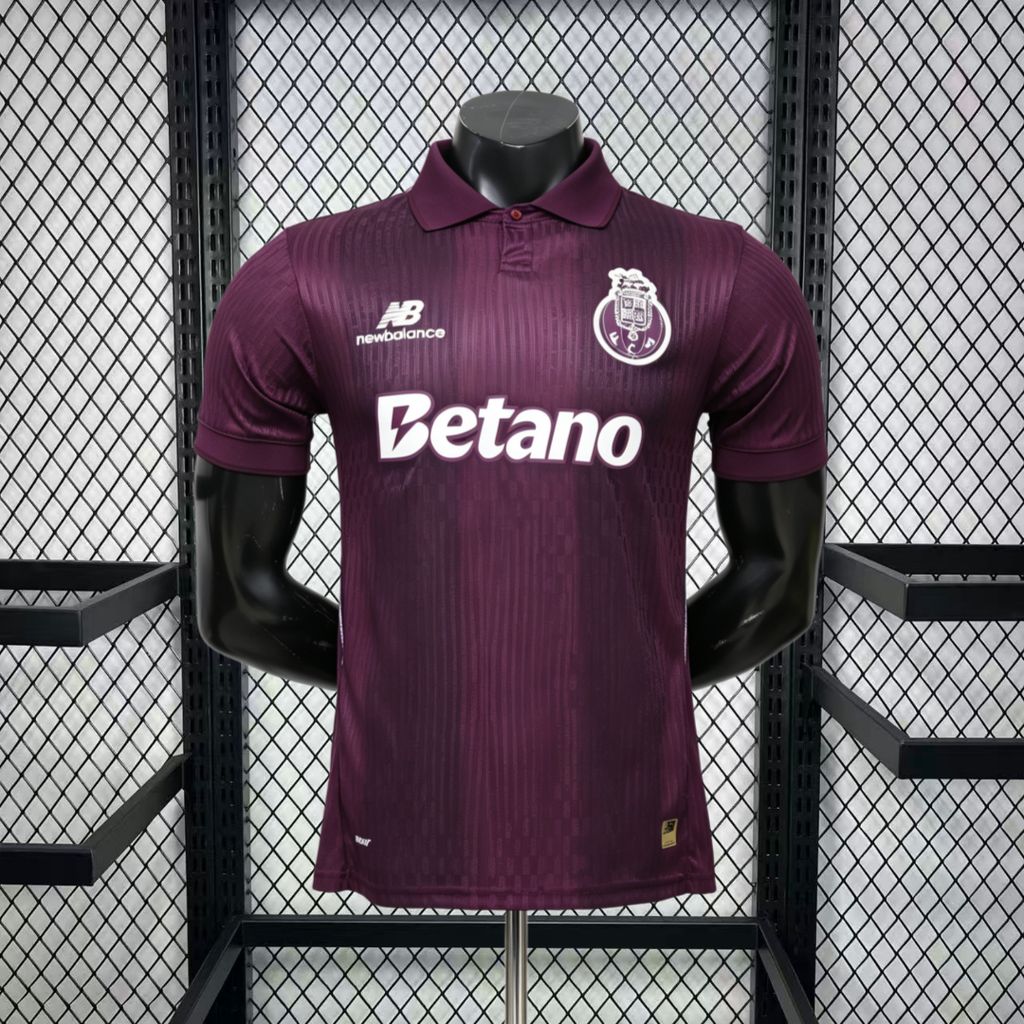 Camisola FC Porto 2026/27 – Equipamento Alternativo Rubi – Versão Jogador (Elite) – S ao 2XL