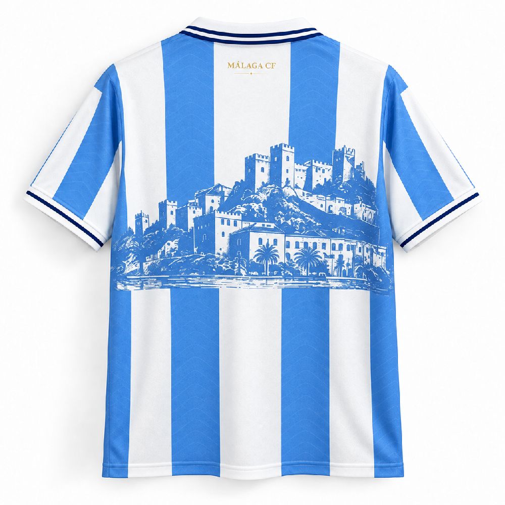 Camisola Málaga 2026/27 Vintage | Tamanhos S a 4XL