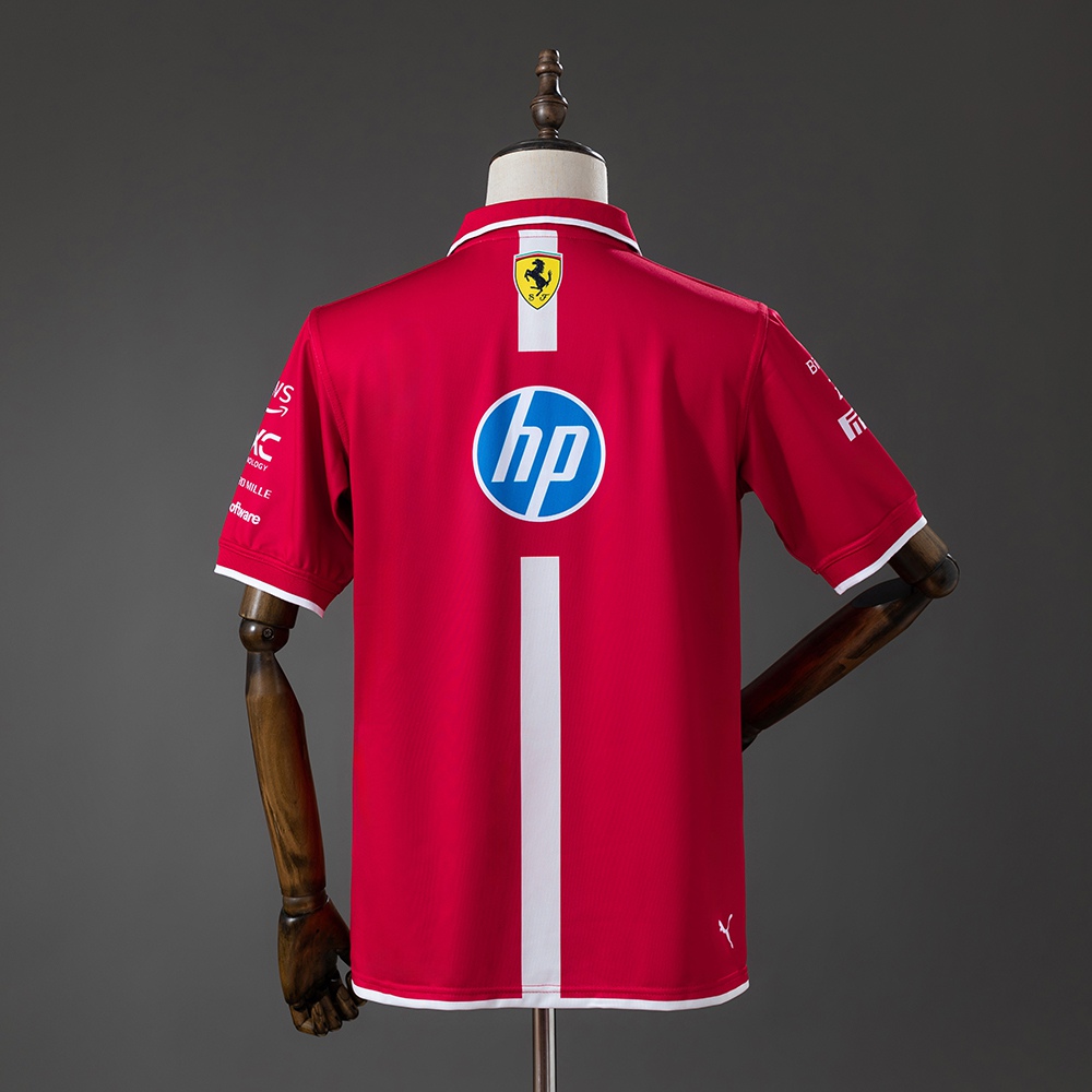 Scuderia Ferrari F1 2025 Red Polo Shirt &mdash; Modelo &Uacute;nico S&ndash;4XL 🏎️🏁