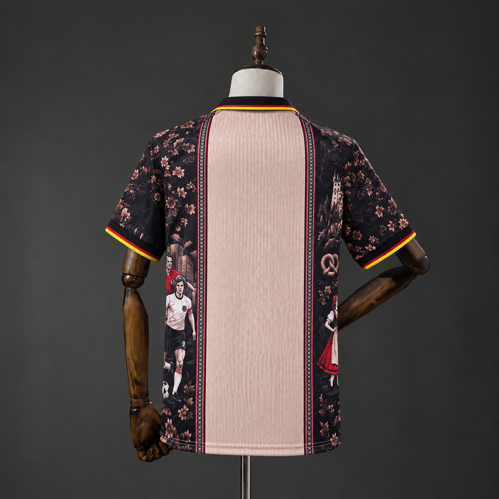 Polo Retro Alemanha 26/27 Gold Special Edition — Edição Especial | S a XXL