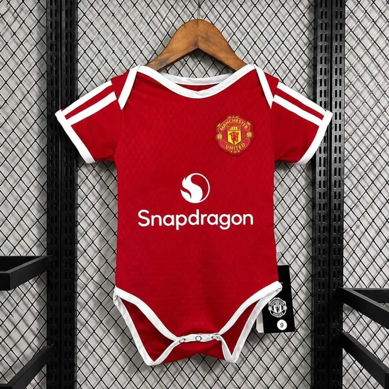 Body Bebé Manchester United 2026/27 Home – 0 aos 24 meses 🔴👶