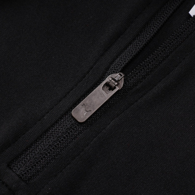 Fecho de correr metálico com logotipo da Puma em tecido preto