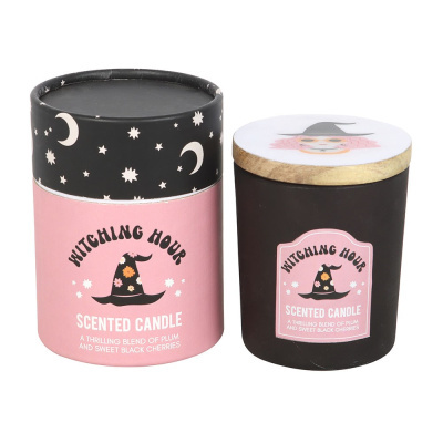Vela&#x20;Witching&#x20;Hour&#x20;de&#x20;Ameixa&#x20;e&#x20;Cereja&#x20;Preta
