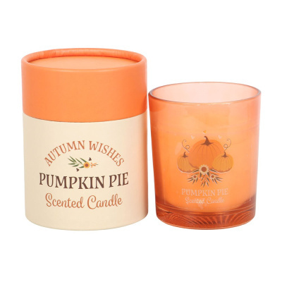 Vela&#x20;de&#x20;Torta&#x20;de&#x20;Ab&#x00F3;bora&#x20;com&#x20;Desejos&#x20;de&#x20;Outono,&#x20;Pumpkin&#x20;Pie
