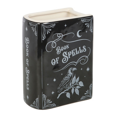 Vaso&#x20;em&#x20;formato&#x20;de&#x20;livro&#x20;&quot;Livro&#x20;de&#x20;Feiti&#x00E7;os&quot;