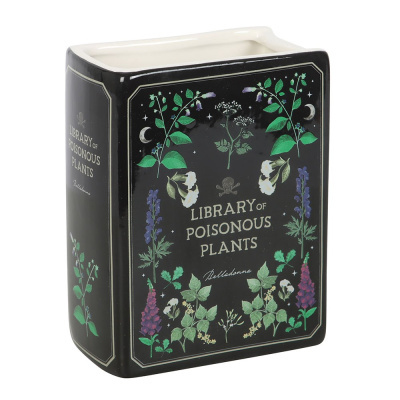 Vaso&#x20;em&#x20;formato&#x20;de&#x20;livro&#x20;&quot;Plantas&#x20;Venenosas&quot;
