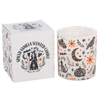 Vela&#x20;Perfumada&#x20;de&#x20;Baunilha&#x20;com&#x20;Especiarias&#x20;&quot;Frightful&#x20;Folk&quot;