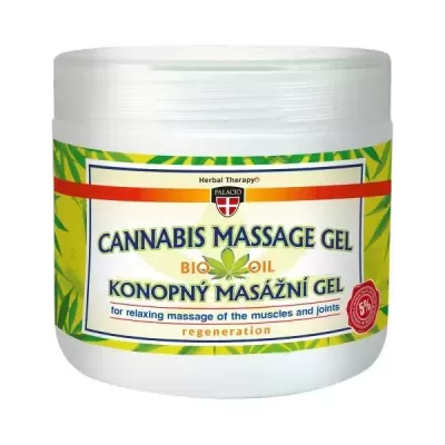 Gel de massagem Cannabis Massage Gel com óleo biológico