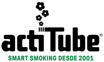 Logotipo arc ember SMART SMOKING DESDE 2001 em verde sobre fundo branco